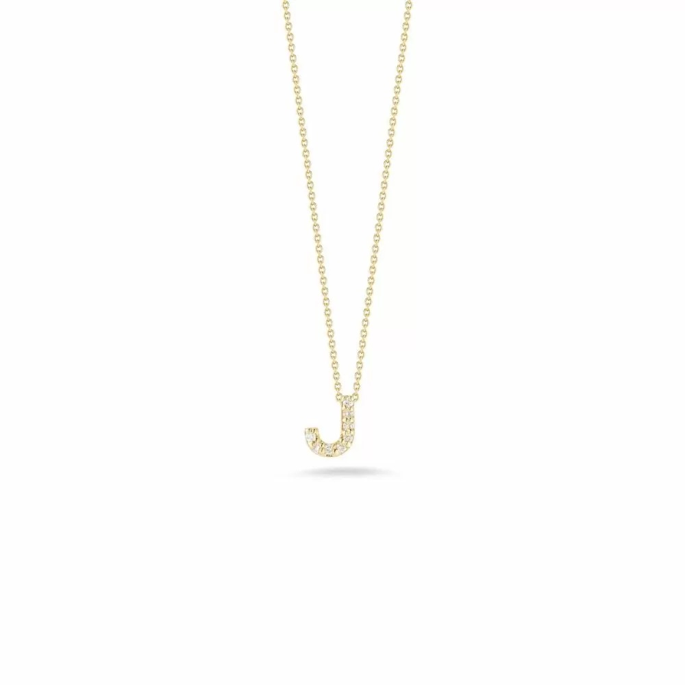 OW Gold Heart Lock Pendant with 18kt Pave Diamond Padlock Pendant Necklace