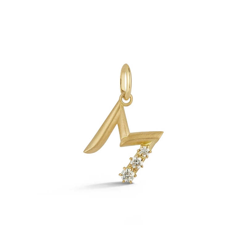 Jade Trau 18kt Yellow Gold Letter Charms