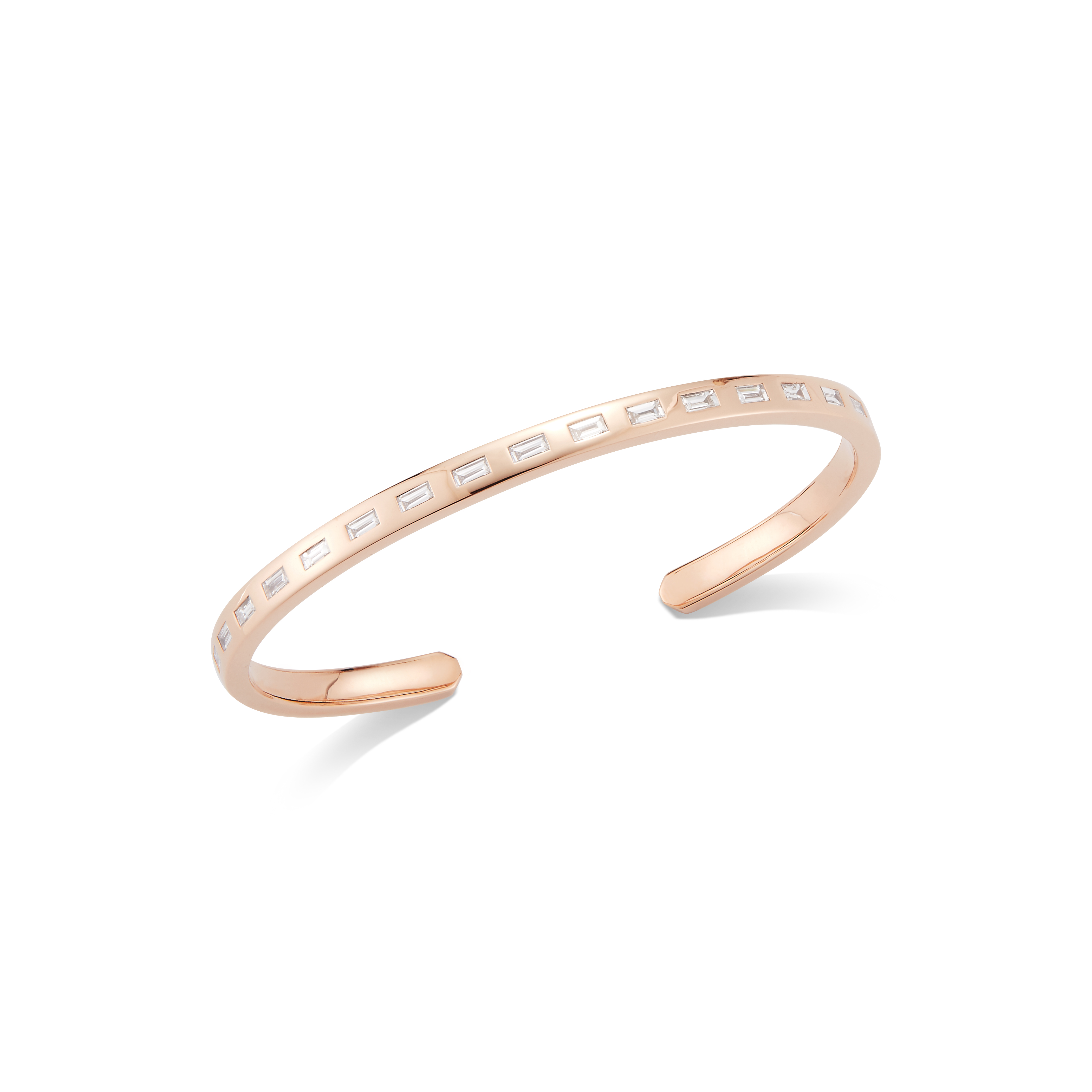 14kt Diamond Fancy Paper Clip Bracelet