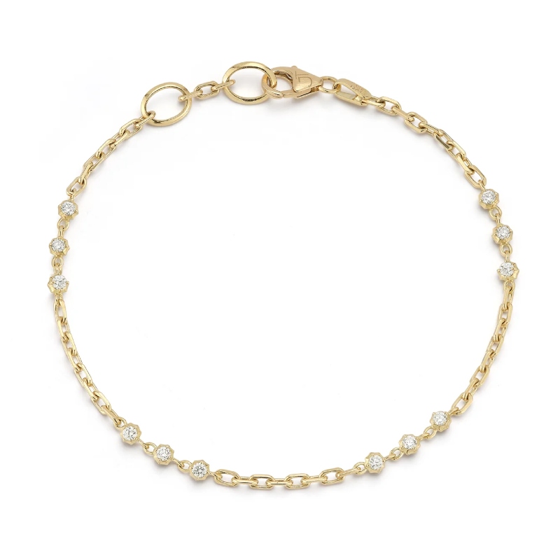 18kt Sophisticate Station Bracelet