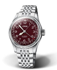 Oris Big Crown Pointer Date Automatic 40mm Red Dial Stainless