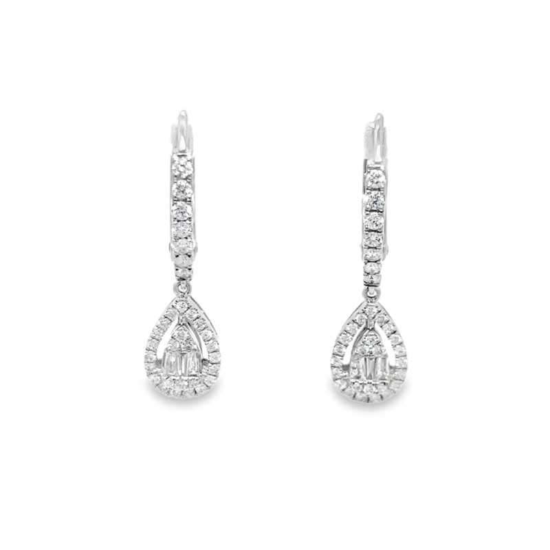 Diamond Dangle Earrings