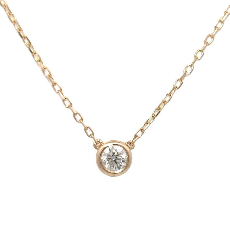 Diamond Solitaire Necklace