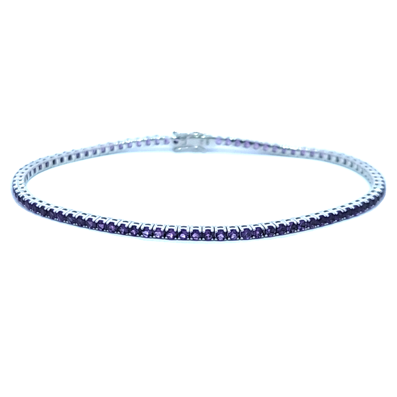 Amethyst Tennis Bracelet