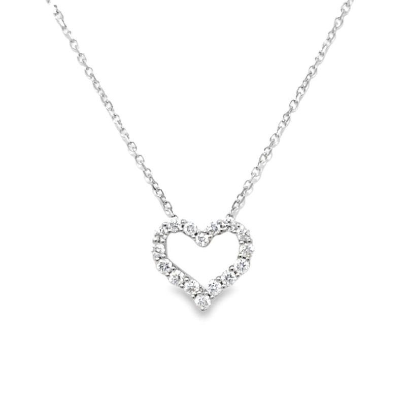 0.25ct Diamond Heart Pendant Necklace