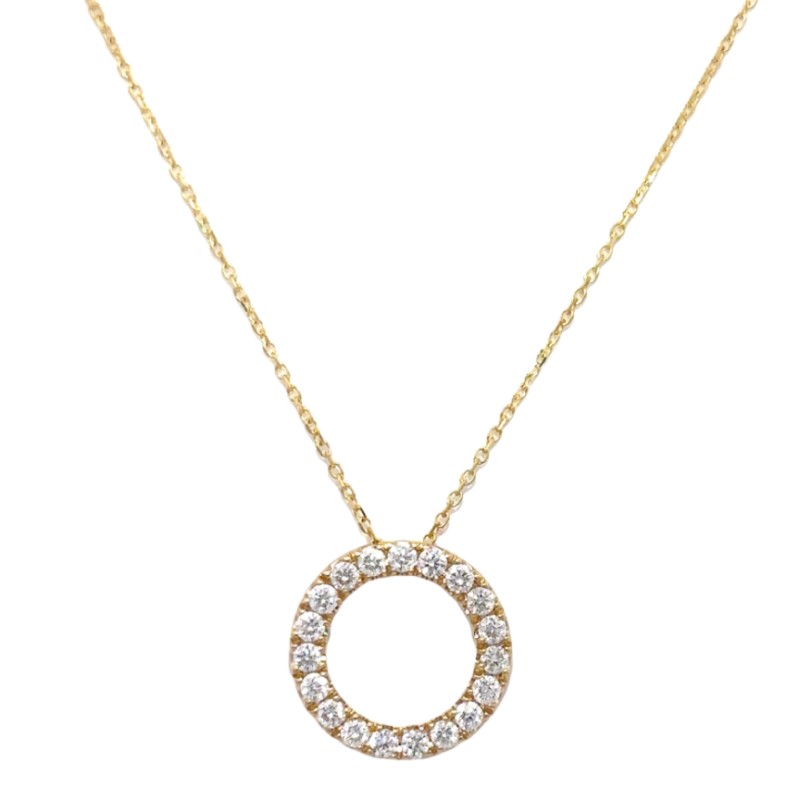 Circle Of Life Diamond Pendant Necklace