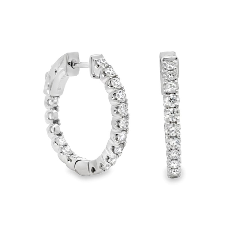 1.0ct Diamond Inside Out Hoops