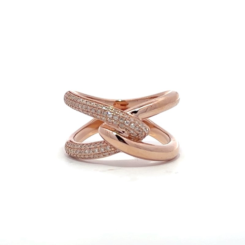 Interlocking Diamond Ring