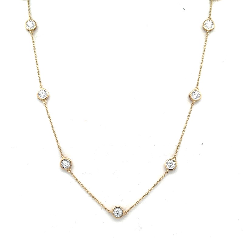 Diamond Station Necklace