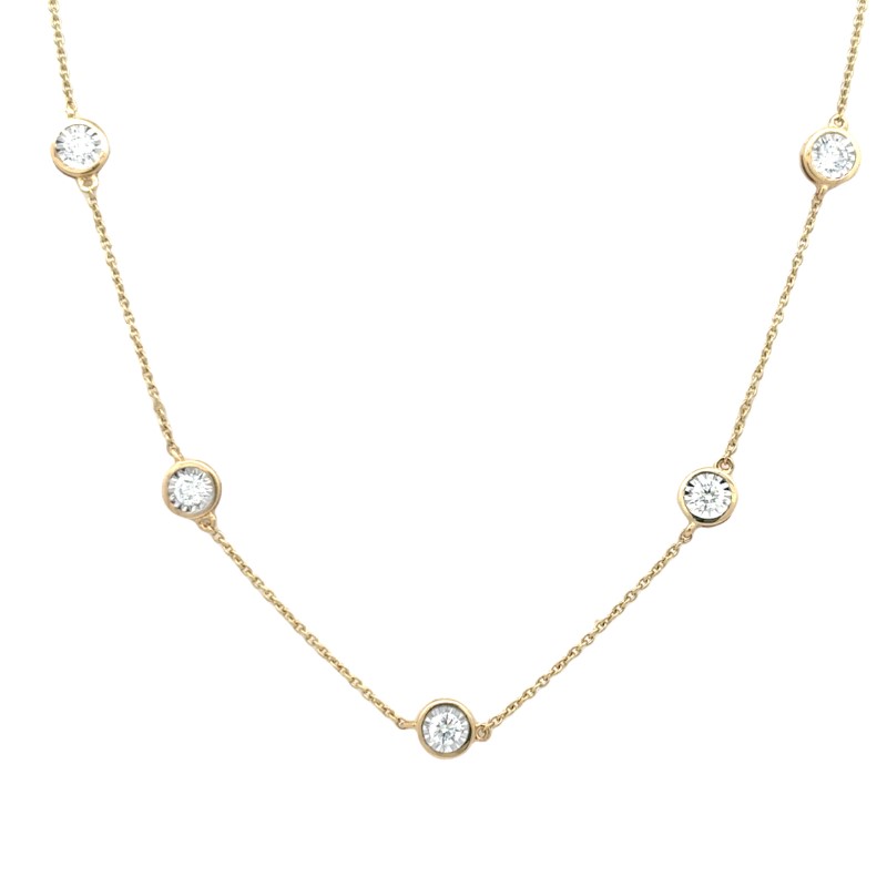 Diamond Station Necklace