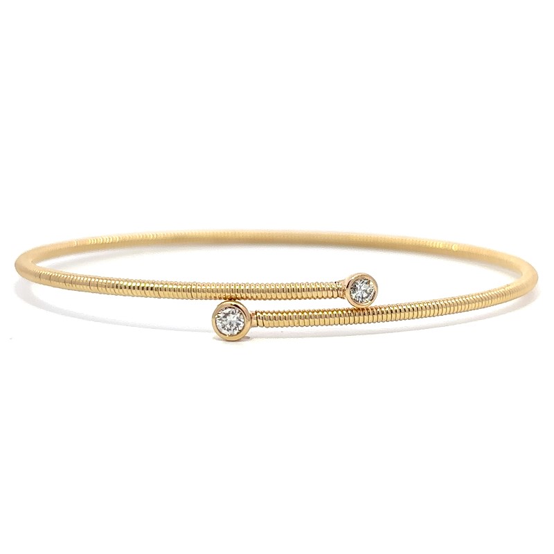 Diamond Bypass Bangle