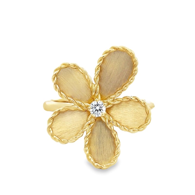 Roberto Coin Diamond Flower Ring