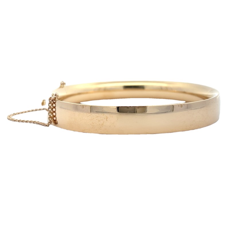 Estate Gold Hinged Bangle