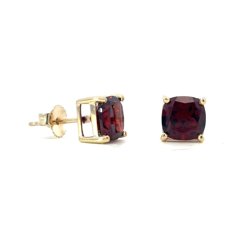 Garnet Stud Earrings