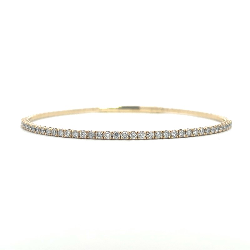 Full Cut Diamond Flex Bangle