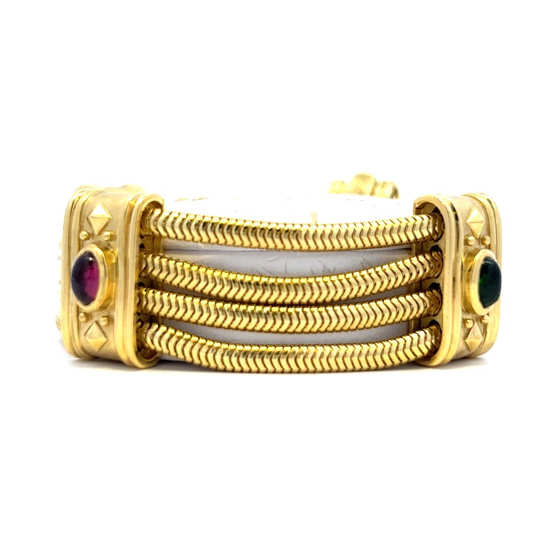 Estate Seiden Gang Tourmaline Bracelet