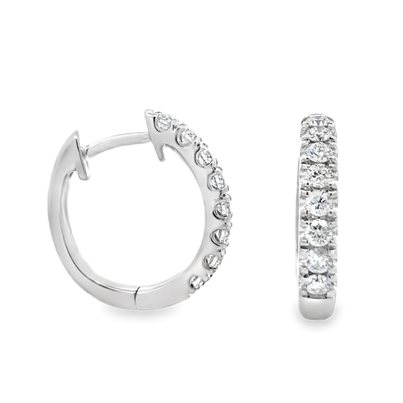 0.50ct Diamond Huggie Earrings