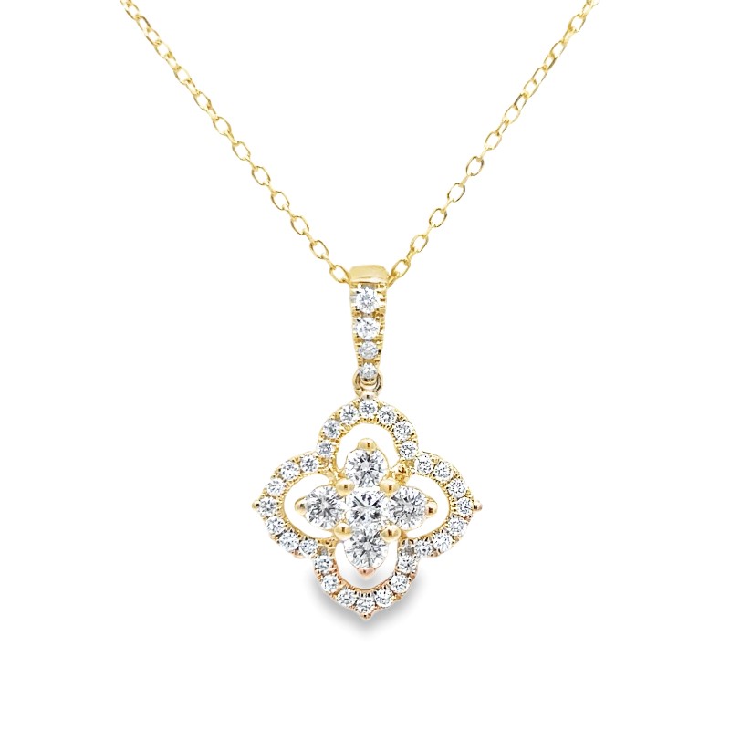 Diamond Clover Necklace