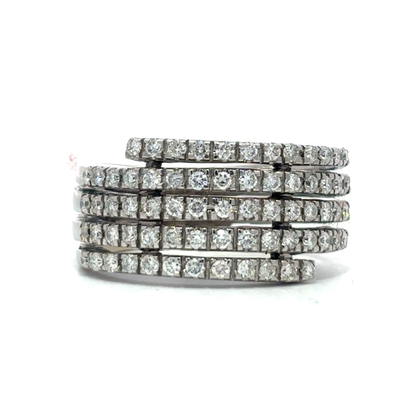 Estate 5 Row Diamond Ring