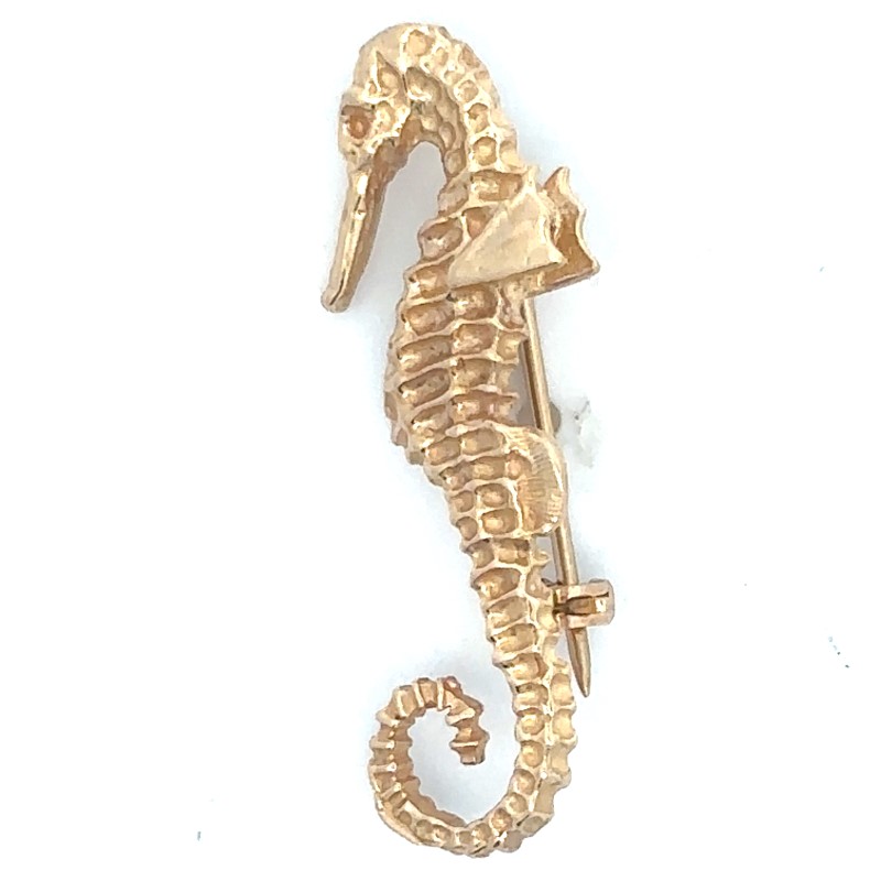 Estate Seahorse Pin