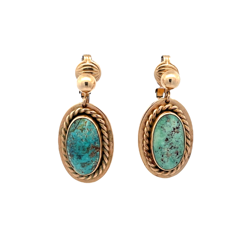 Estate Turquoise Earrings