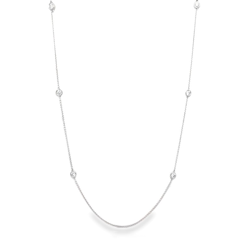 Diamond Station Necklace