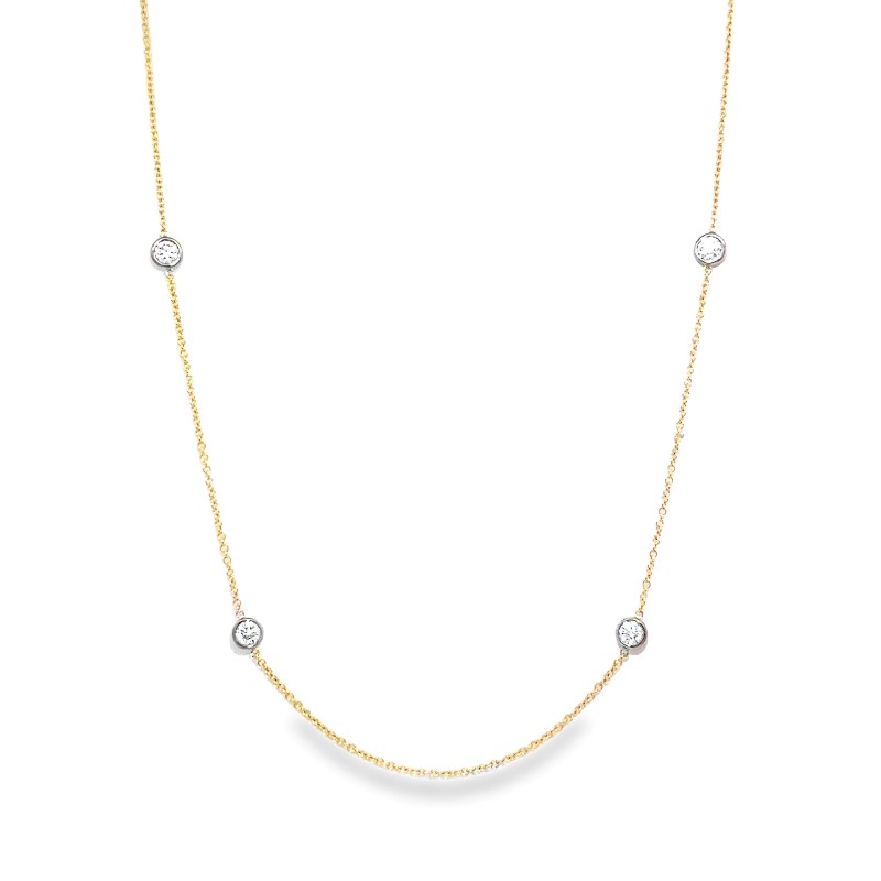 Diamond Station Necklace