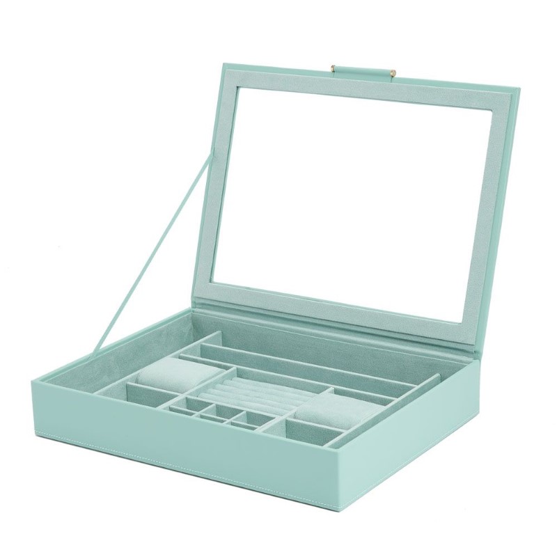 Wolf Sophia Jewelry Box With Window Jade