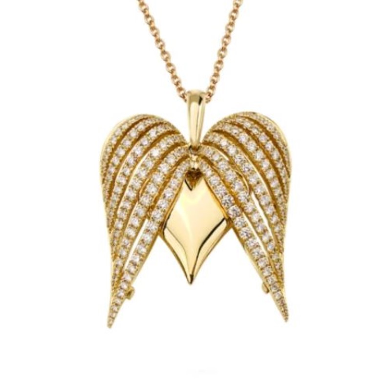 Charles Krypell Angel Heart Pendant From The Precious Pastel collection
