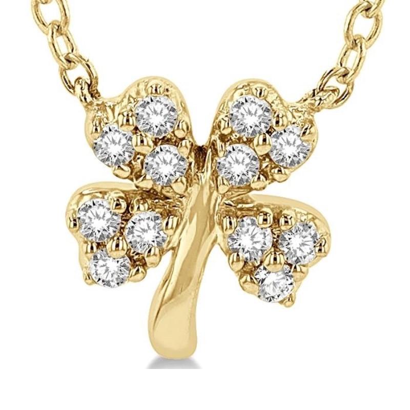 Clover Petite Diamond Necklace