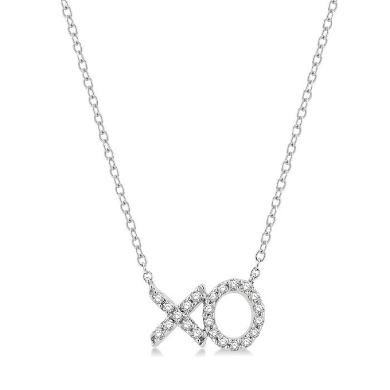 X and O Petite Diamond Necklace