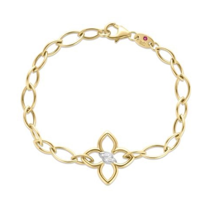 Roberto  Coin Cialoma Diamond Flower Bracelet