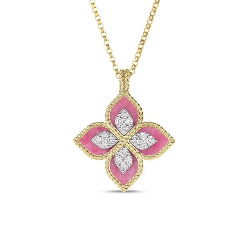 Roberto Coin Venetian Princess Diamond Pendant Necklace