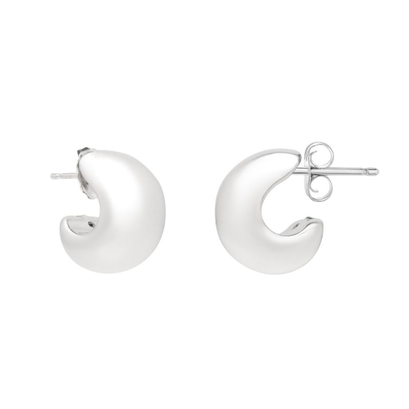 C-hoop earrings