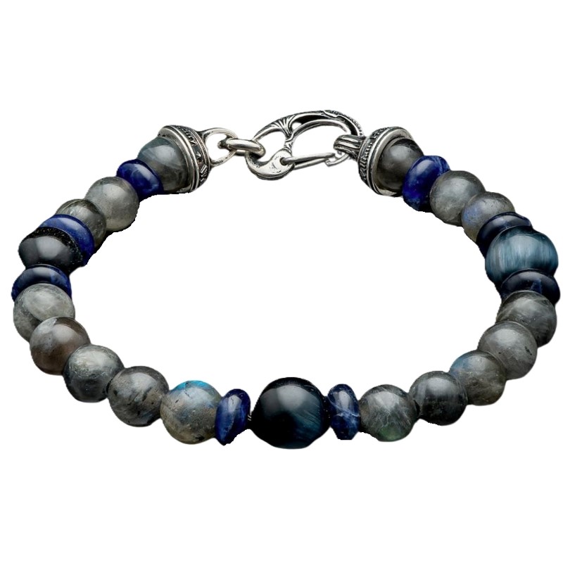 Sodalite & Blue Tigers Eye Bracelet