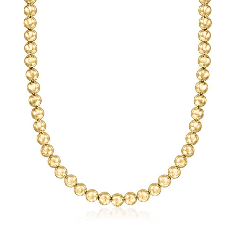 14K Beaded Necklace