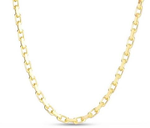 14 Karat Yellow Gold 3.6mm French Cable Chain With A Lobster Clasp 20 Inches