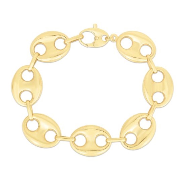 21mm Puffed Mariner Link Bracelet