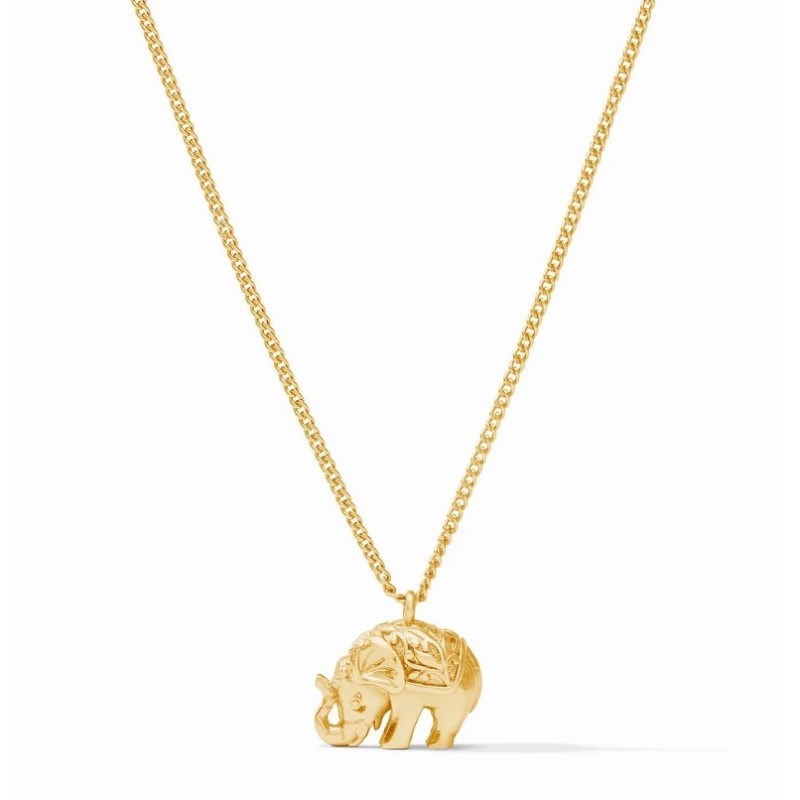 Julie Vos Elephant Delicate Necklace