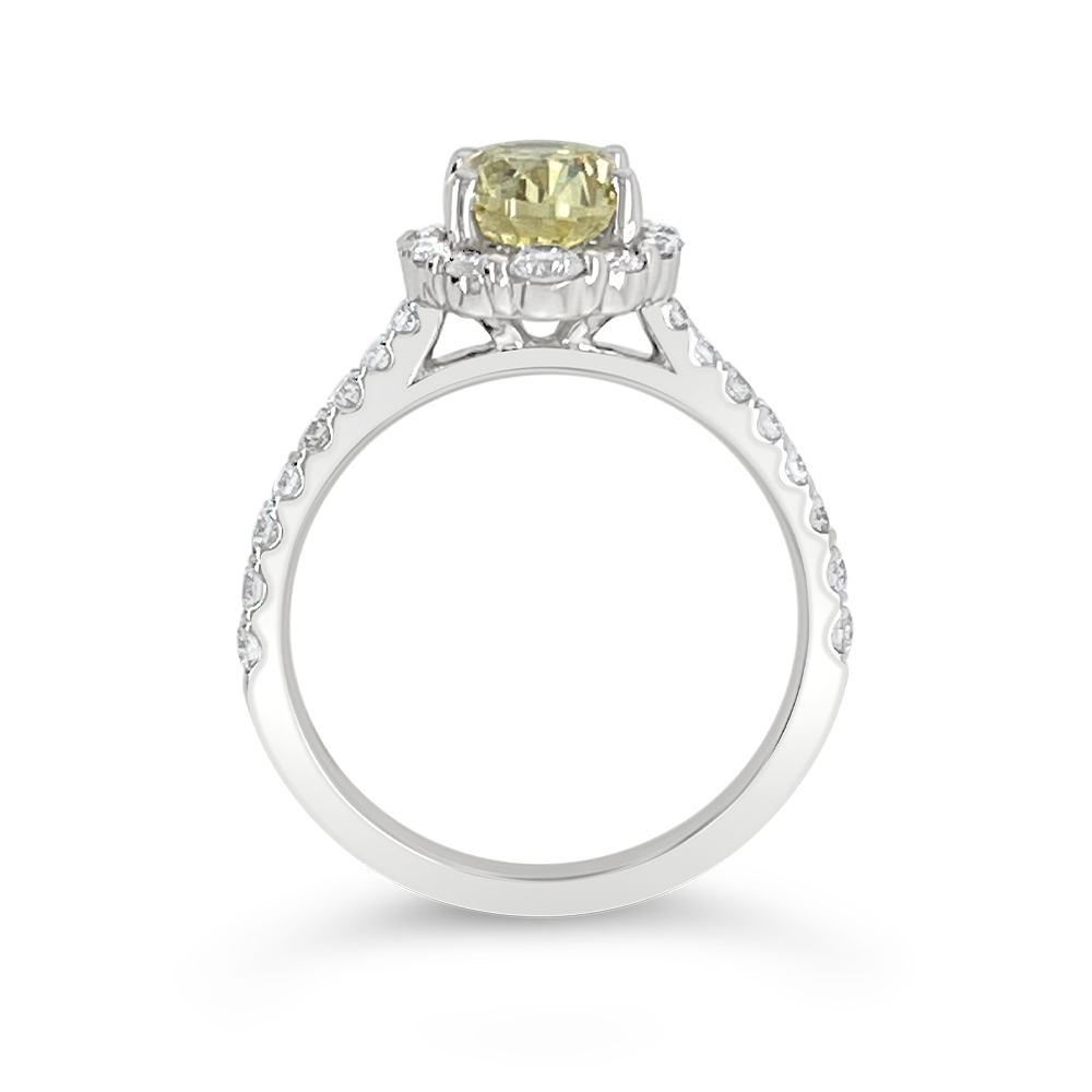 Yes By Martin Binder Fancy Yellow Diamond Engagement Ring (1.95 Ct. Tw.)