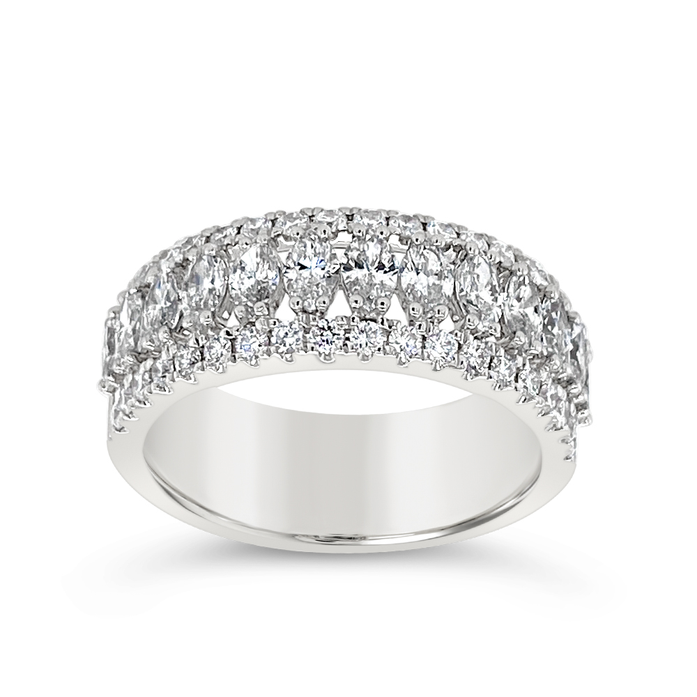 Clara By Martin Binder Marquise Diamond Anniversary Ring (1.60 Ct. Tw.)