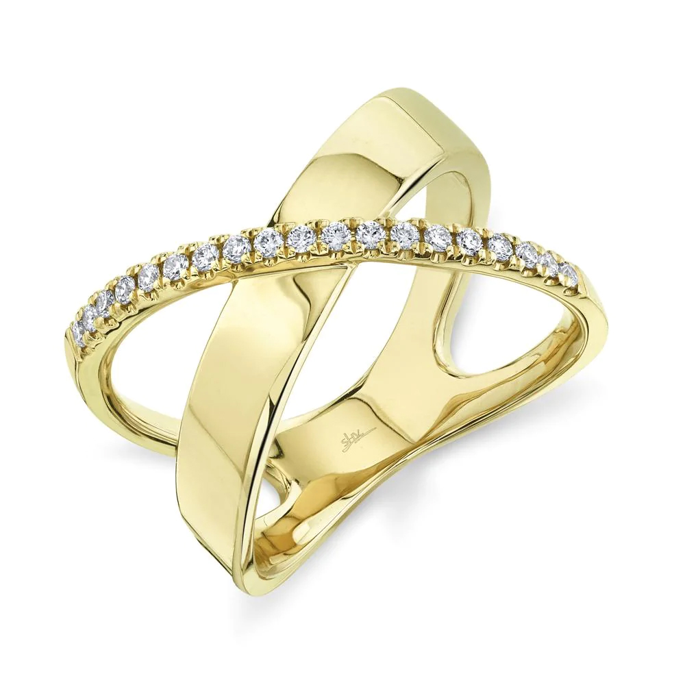 Shy Creation Diamond Bridge Ring (0.19 Ct)