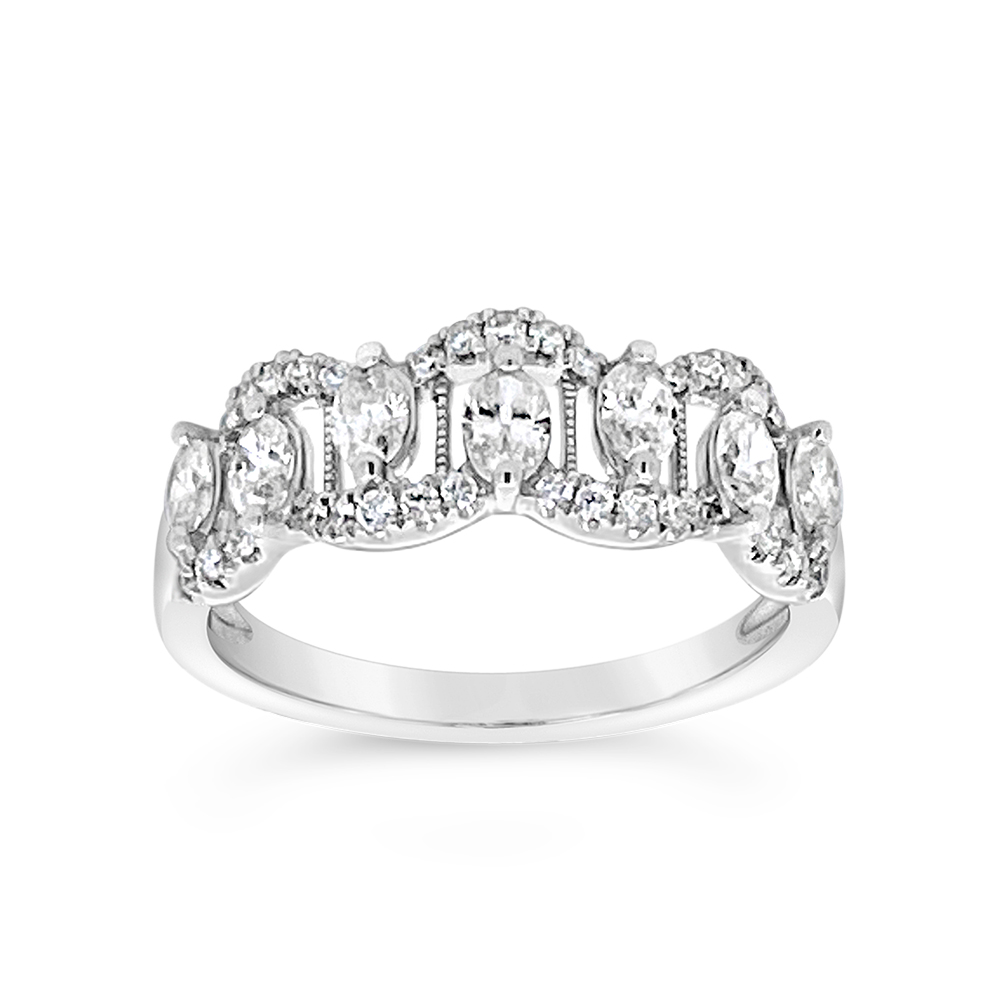 Clara By Martin Binder Oval Halo Diamond Ring (0.71 Ct. Tw.)