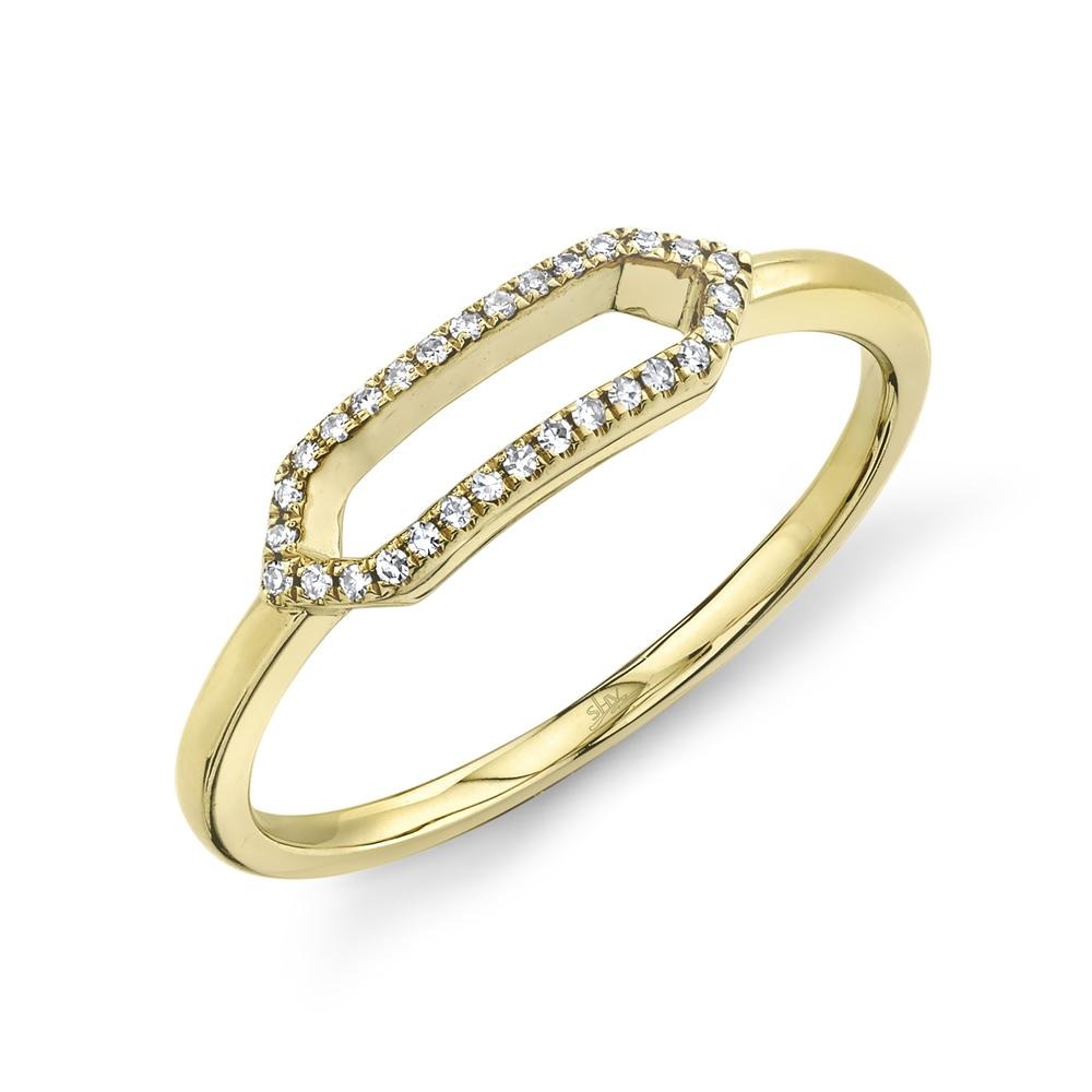 Shy Creation Kate Diamond Frame Ring