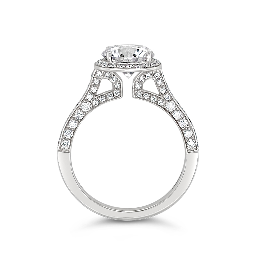 A. Jaffe Diamond Engagement Ring Mounting (0.62 Ct. Tw.)