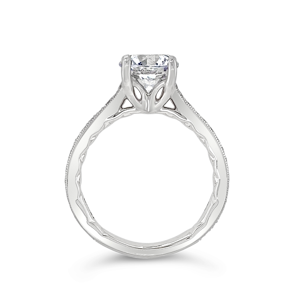 A.jaffe Diamond Engagement Ring Mounting (0.28 Ct. Tw.)