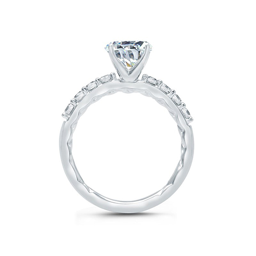 A.jaffe Diamond Solitaire Semi-mount Engagement Ring (0.40 Ct. Tw.)