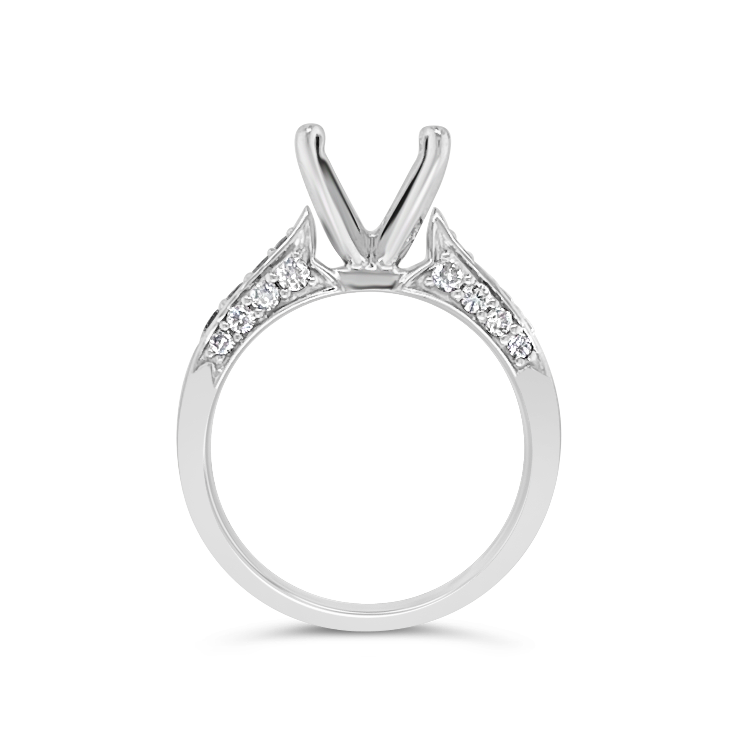 Yes By Martin Binder Round Diamond Engagement Ring Mounting (0.36 Ct. Tw.)