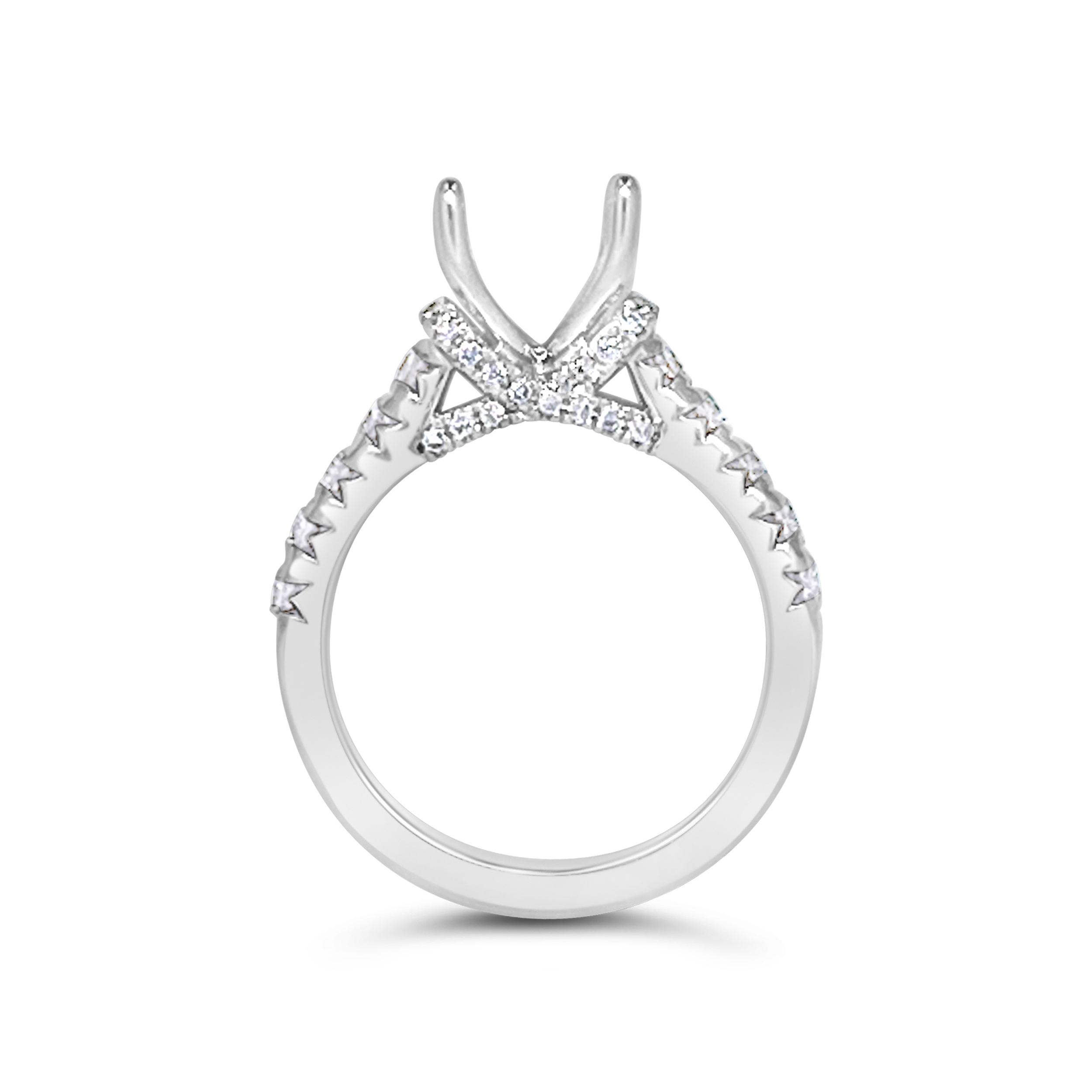 Yes By Martin Binder Semi-mount Round Engagement Ring (0.58 Ct. Tw.)