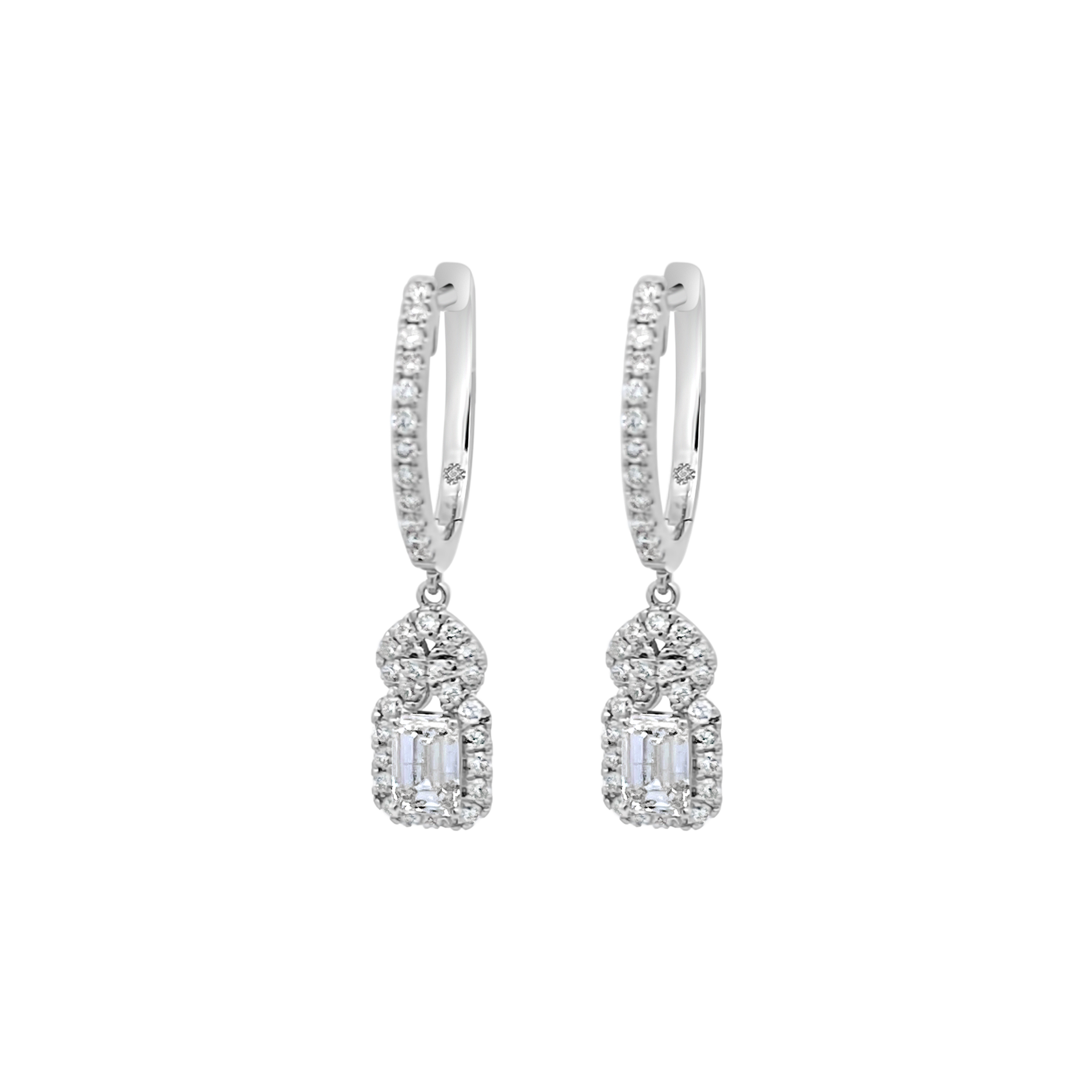 Clara By Martin Binder Diamond Dangle Earrings (1.00 Ct. Tw.)